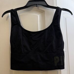 VS Pink Long Lined Sports Bra